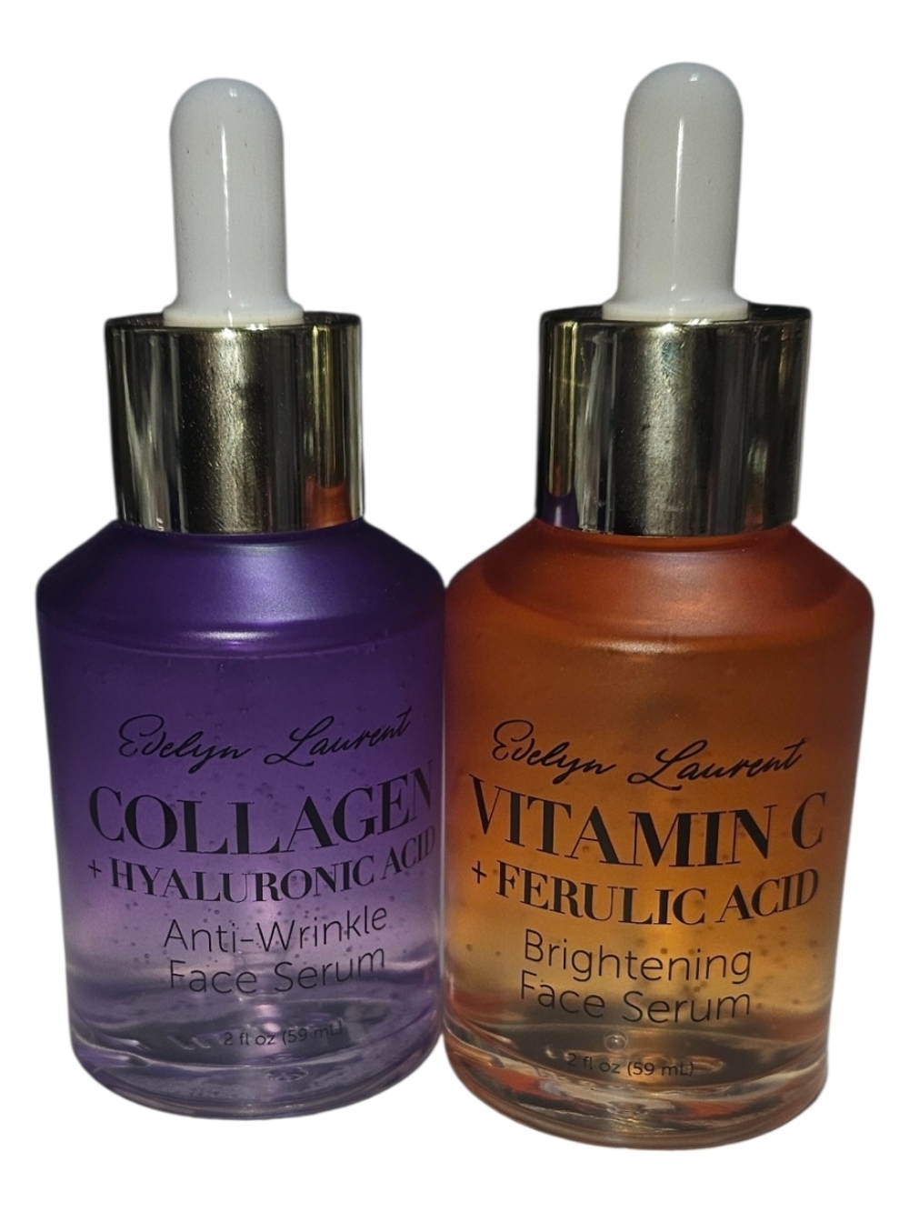Collagen + Hyaluronic Acid Anti-Wrinkle Serum - A.M. P.M Skincare Set New